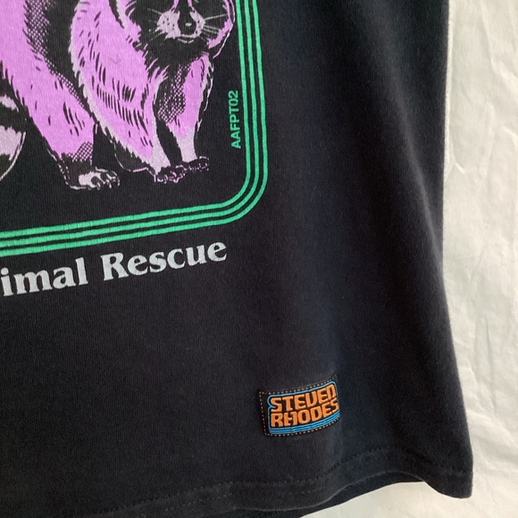 Adopt a familiar black magic animal rescue t shirt satire funny Steven Rhodes - Picture 3 of 10